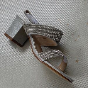 Benjamin Walk Silver Sparkle Heels